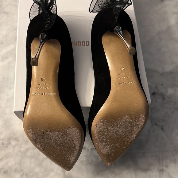 Nicholas Kirkwood black suede heels with Crystal details - Picture 10 of 11